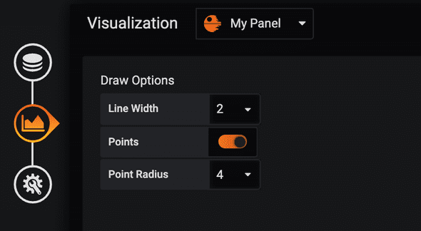 grafana panel options